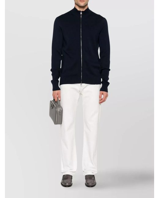 Michael Kors Blue Cotton Cardigan for men