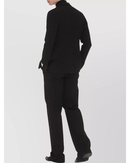 Dolce & Gabbana Black Single-Breasted Blazer for men