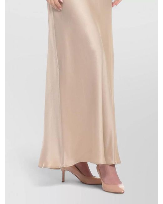 Antonelli Natural Silk Blend Sleeveless Sequin Maxi Dress