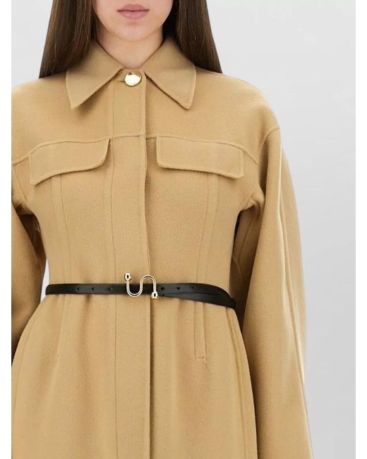 Sportmax Natural Virgin Wool Fitted Jacket