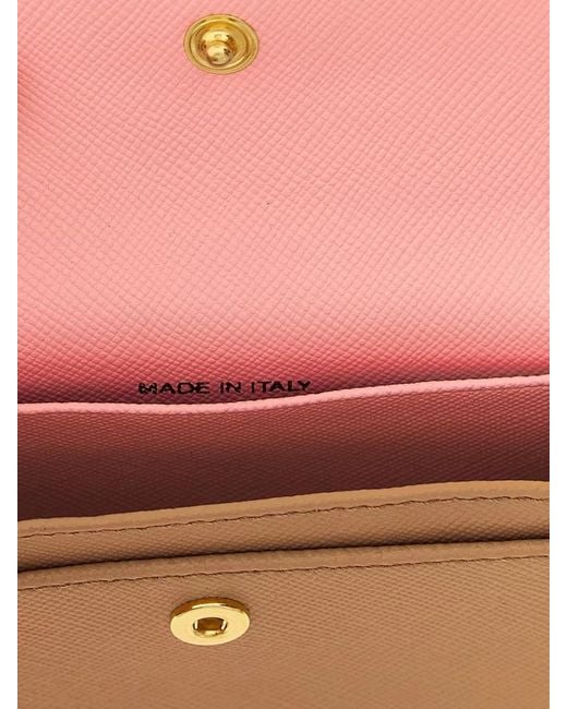 Marni Pink Leather Card Holder