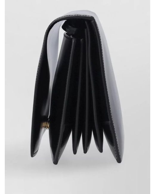 Jil Sander Black Shoulder Bag Detachable Strap Glossy Hardware