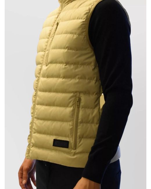 Fay Black Puffer Gilet for men