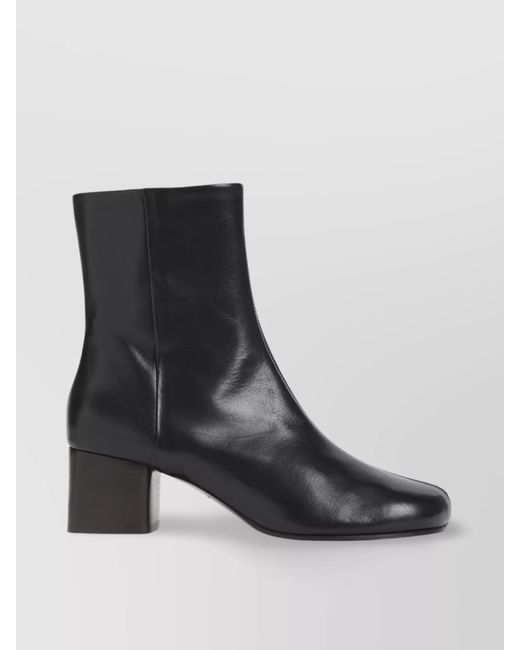 Lemaire Black Anatomic 55 Boots Above-The-Ankle
