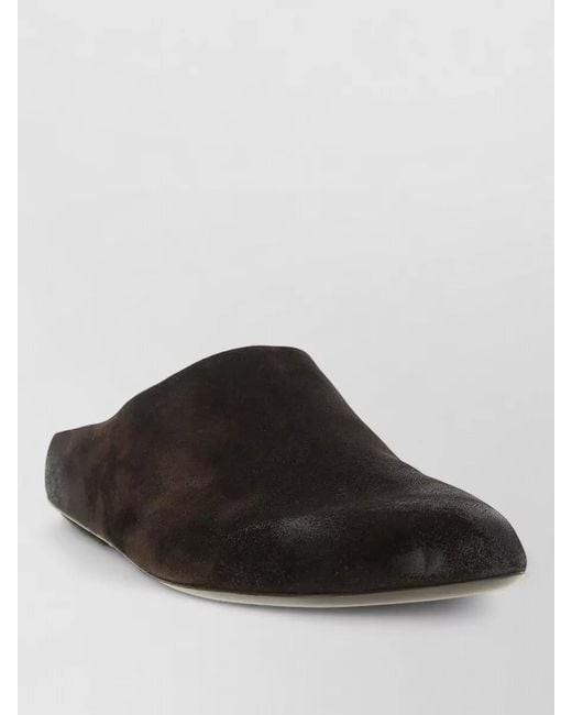 Marsèll Black Leather Sabots for men