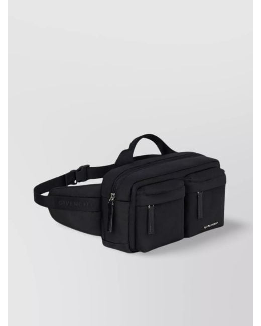 Givenchy Black Nylon Essential U Belt Bag for men