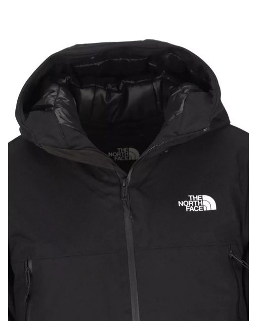 The North Face Black Down Hooded Jacket for men