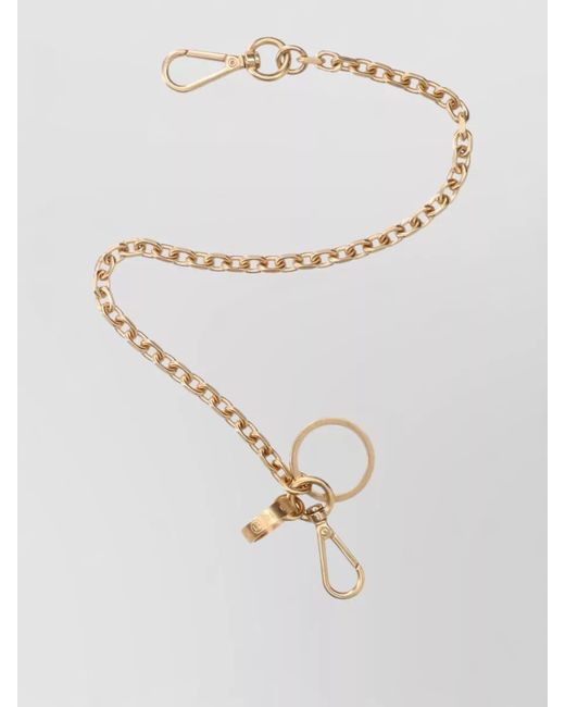 Maison Margiela White Brass Key Case