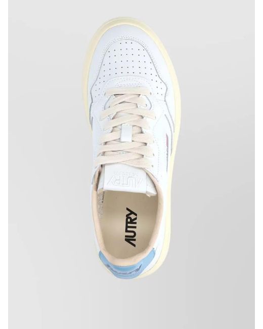 Autry Multicolor Leather Low-Top Sneakers