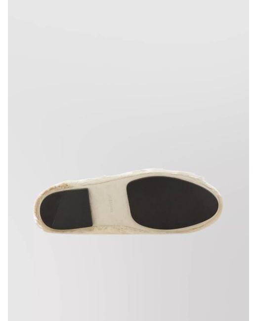 Jil Sander Natural Leather Slippers