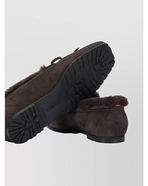 Aeyde Brown Leather Loafers