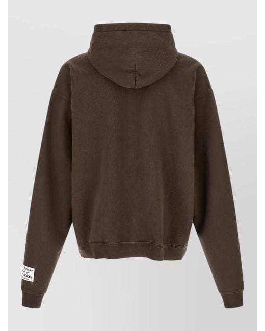 GALLERY DEPT. Brown Cotton Logo Print Long-Sleeve Hoodie for men