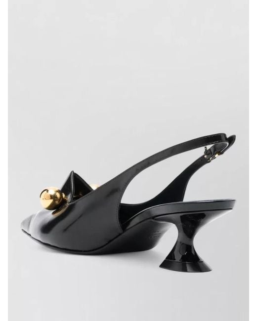 Lanvin Multicolor Slingback Pumps Pointed Toe Curved Heel