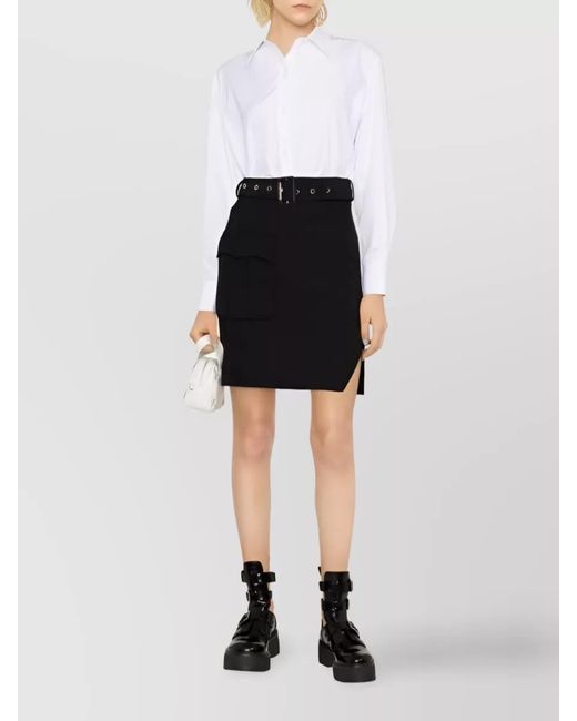 McQueen White Cotton Poplin Shirt