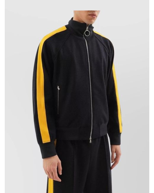 1989 STUDIO Blue Striped Jacket for men