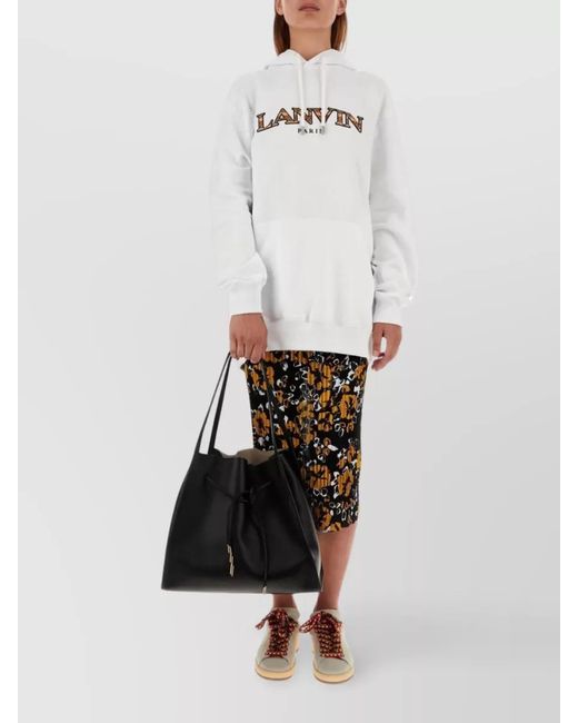 Lanvin White Cotton Hoodie