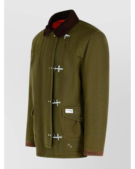 Fay Green Wool Lightweight Jacket for men