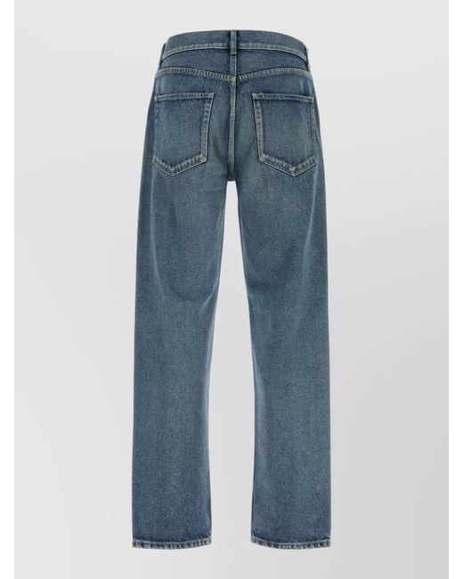 The Row Blue Denim Straight-Leg Jeans for men