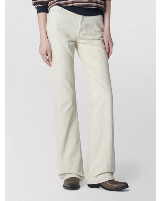 A.P.C. White Denim Straight-Leg Jeans