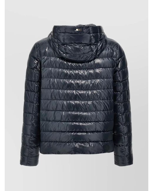 Herno Blue Lightweight Quilted Down Jacket