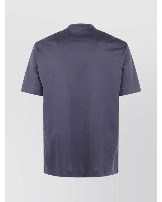 Emporio Armani Blue Short-Sleeve T-Shirt for men