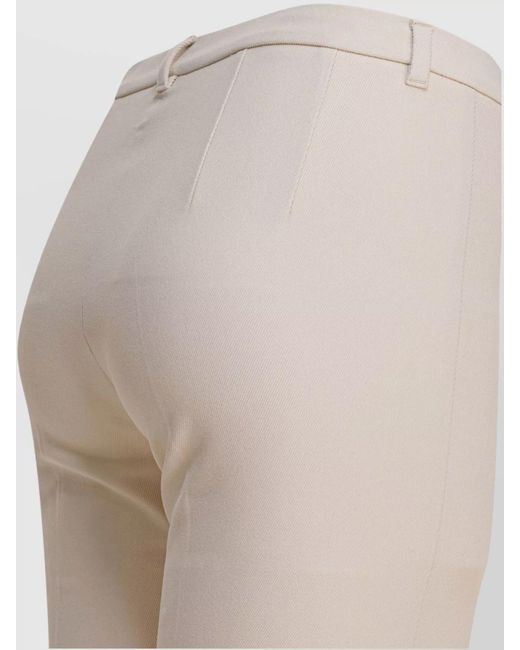 Max Mara White Tailored Trousers