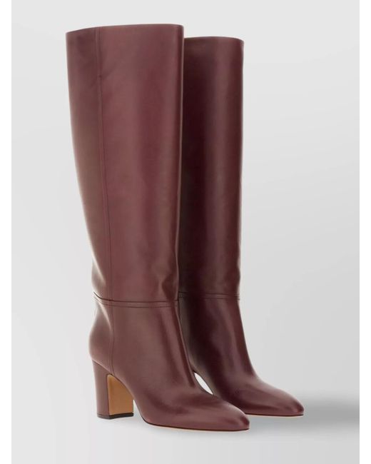 Paris Texas Brown Leather Ankle Boots