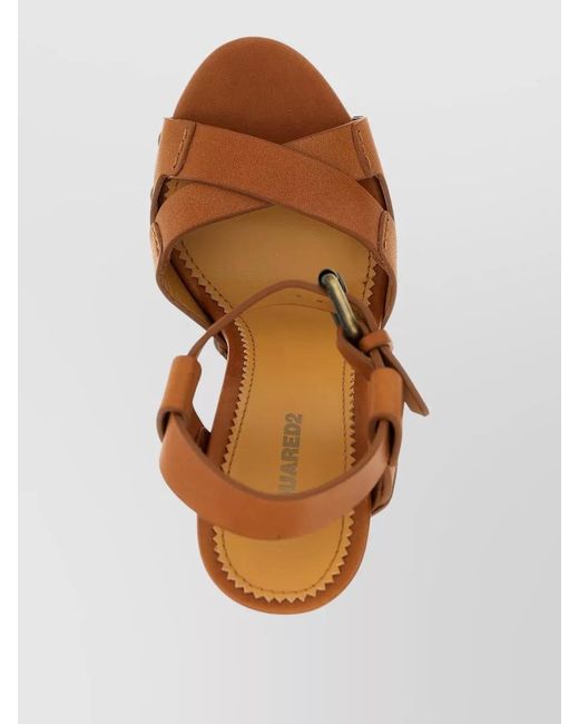 DSquared² Multicolor Leather Sandals