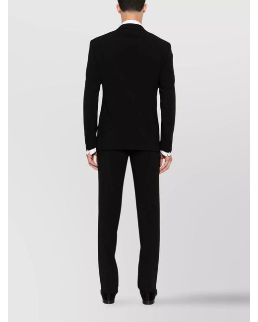 Giorgio Armani Black Virgin Wool Soho Tuxedo for men