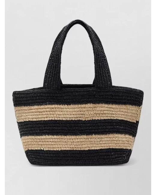 Patou Black Tote Bag