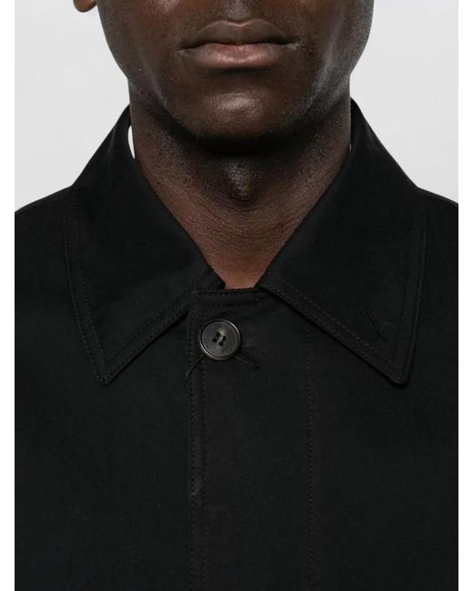 DUNST Black Nylon Fitted Jacket