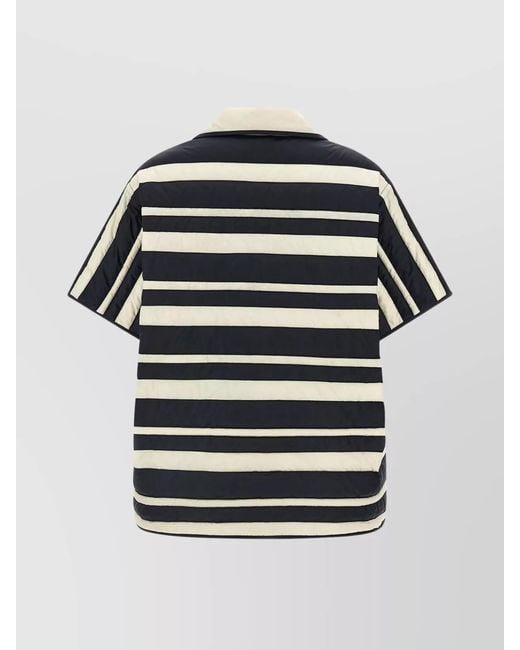 Moncler Gray Striped Shirt