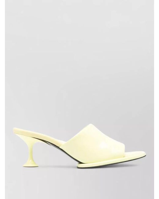 Sergio Rossi Multicolor Leather Open-Toe Mules