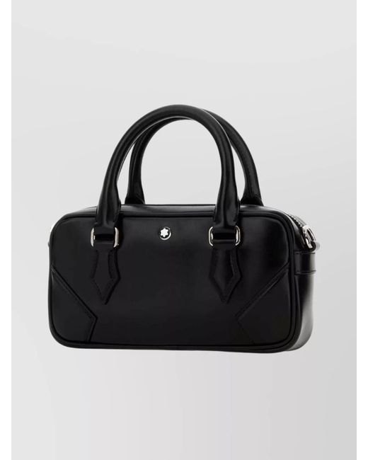 Montblanc Black Small Bowling Shoulder Bag for men
