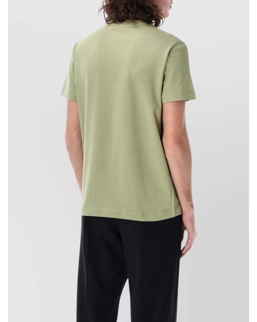 Burberry Green Crew Neck Short Sleeves T-Shirt for men