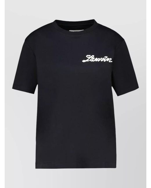 Lanvin Black Short-Sleeve Shirt for men