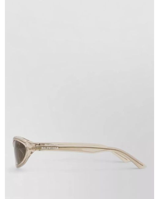 Balenciaga Multicolor Acetate Oval Sunglasses