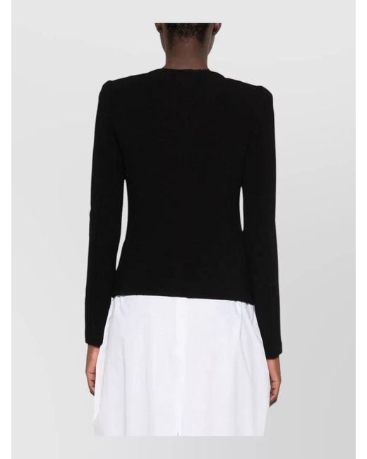 Emporio Armani White Knit Blazer Jacket Featuring Front Zipper