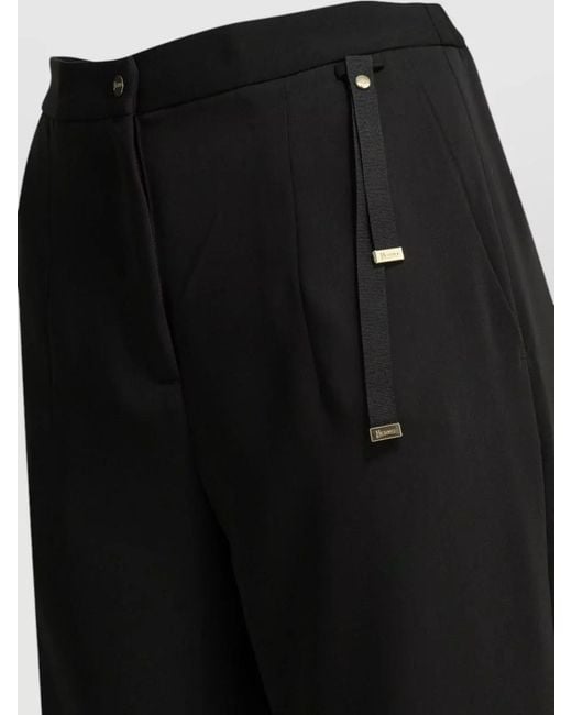 Herno Black Straight-Leg Trousers