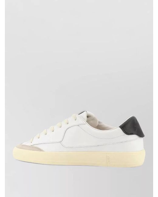 Autry Natural Windscape Leather Sneakers Suede Detail for men