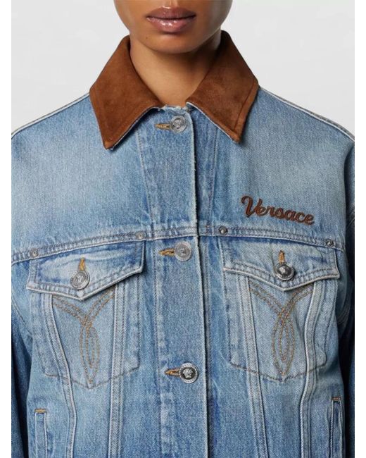 Versace Blue Denim Jacket