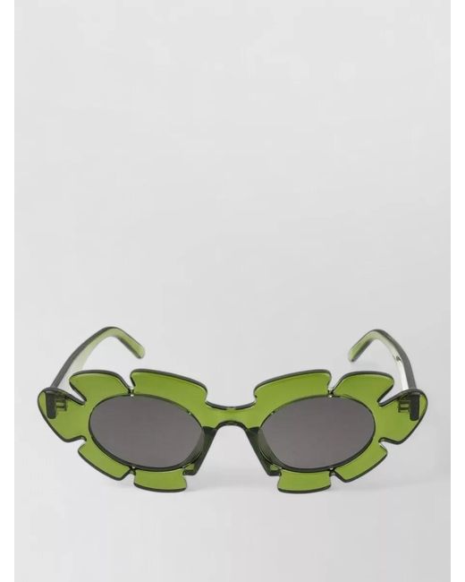 Loewe Green Sunglasses Lw40088U 93A Floral Frame