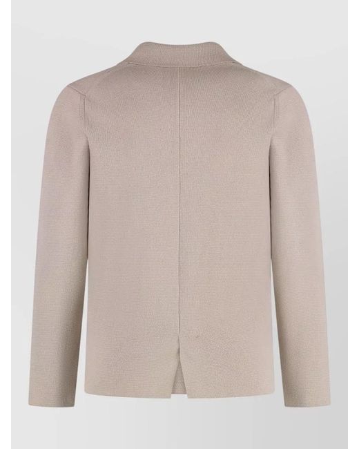 Drumohr Natural Cotton Knit Blazer Single Breasted Design for men
