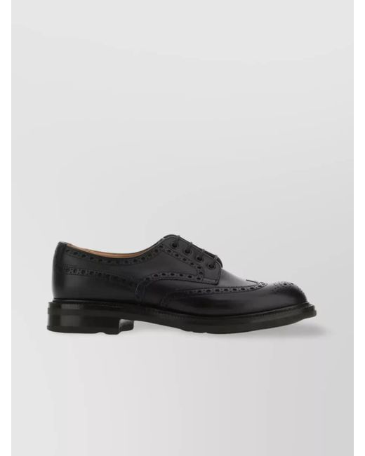 Church's Black Leather Lace-Up Shoes for men
