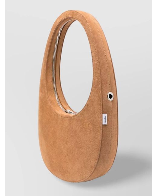 Coperni White Swipe Leather Shoulder Bag