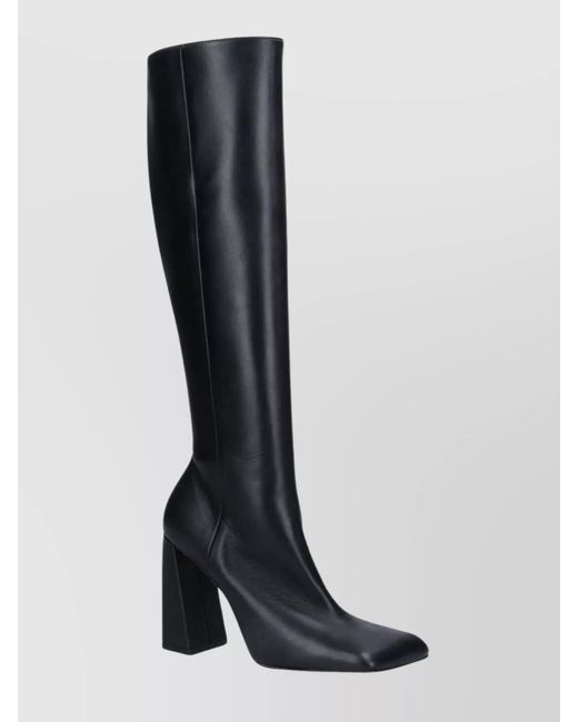 AMINA MUADDI Black Leather Ankle Boots