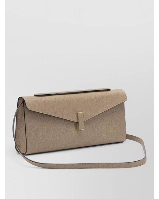 Valextra Natural Leather Clutch Bag