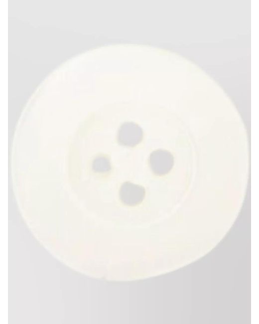 Dries Van Noten White Cotton Blazer Double Breasted Notched Lapels for men