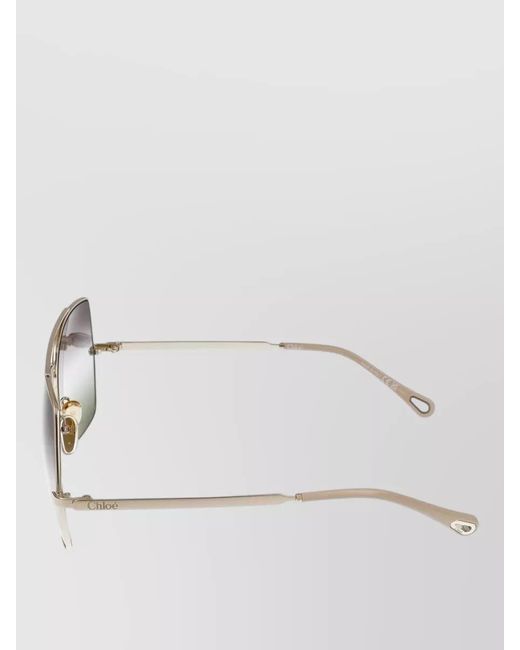 Chloé Gray Sunglasses Model Ch0278S 002 Square Frame