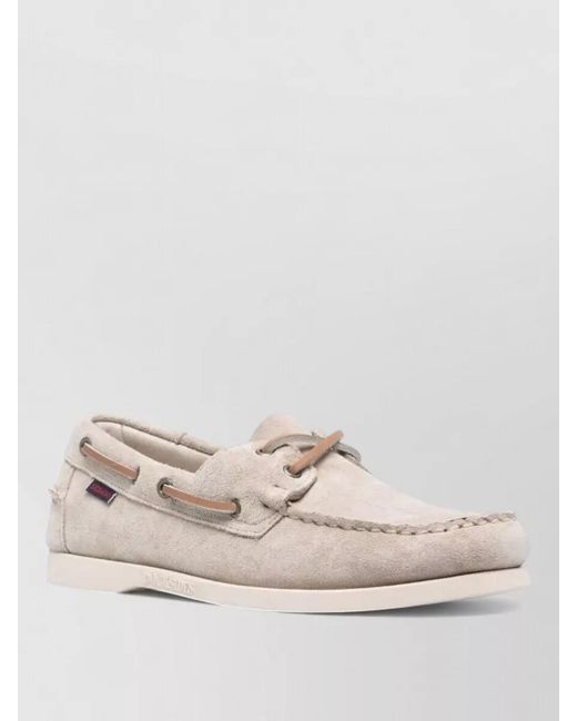 Sebago Natural Portland Flesh Out Round Toe Boat Loafers for men